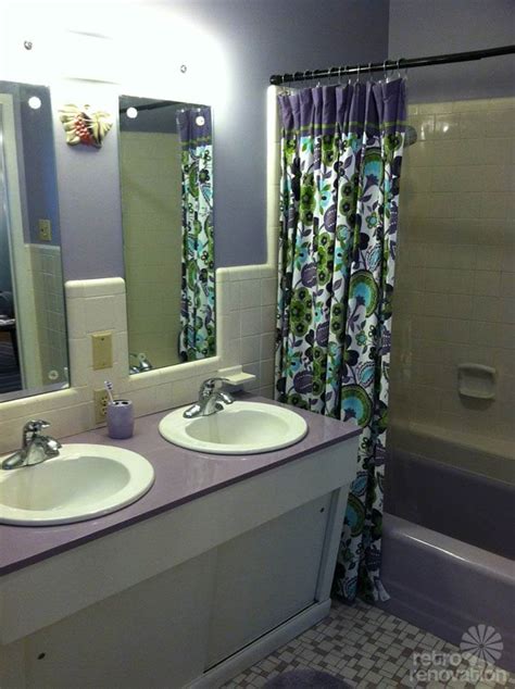 Sarahs Lavender Purple Bathroom Restoration Including Her Experience