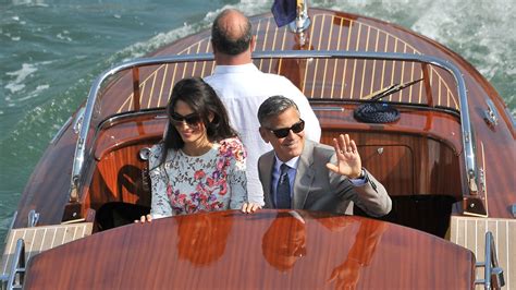 George Clooney Marries Amal Alamuddin In Venice Cousin Miguel Ferrer