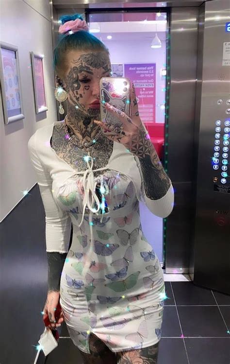 Tattoo Model Punctures Cm Holes Into Earlobes And Flaunts Jaw