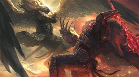 Artstation Warhammer 40k Horus Heresy The Angels Last Flight