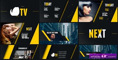 10 free logo intro templates for after effects. Entertainment TV Broadcast Package - Videohive » free ...
