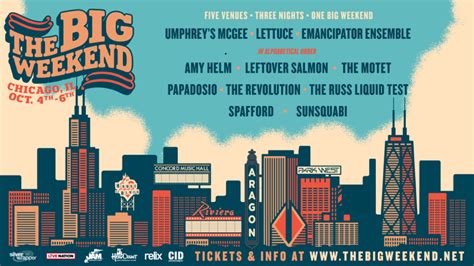 The Big Weekend Announces Inaugural Festival In Chicago Grateful Web