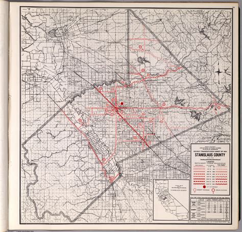 Map Of Stanislaus County Real Map Of Earth