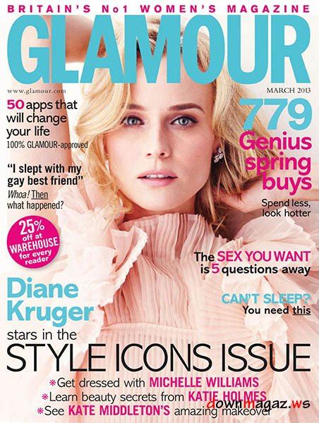 glamour march 2013 download pdf magazines magazines commumity