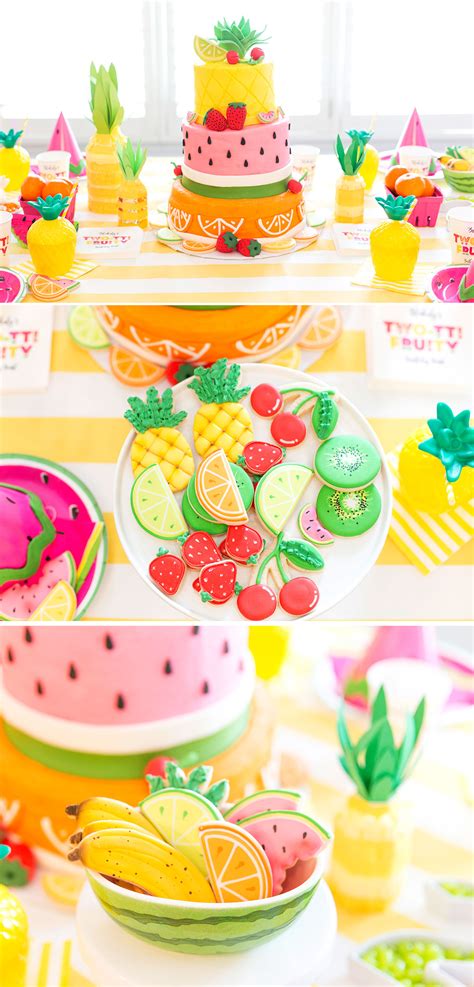 Tutti Two Tti Frutti Party Ideas Pineapple Paper Co