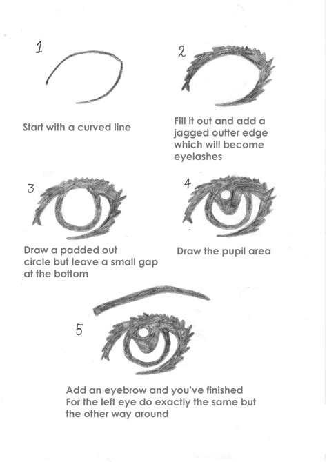 How To Draw An Anime Eye By Rosiebucky On Deviantart Minták