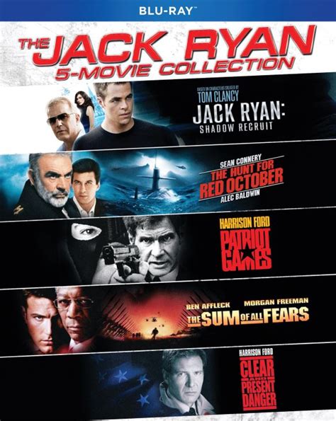 Jack Ryan 5 Movie Collection Blu Ray Best Buy