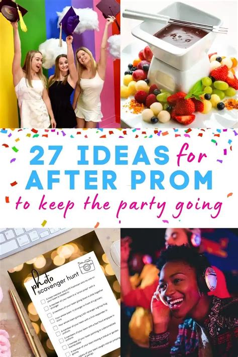 27 Ideas For After Homecoming Or Prom To Keep The Party Going