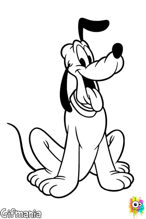 Dibujos Para Colorear De Mickey Mouse Y Pluto Paginas Imprimibles Images