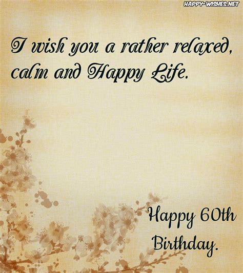 Happy 60th Birthday Wishes Quotes Messages For 60 Year Old