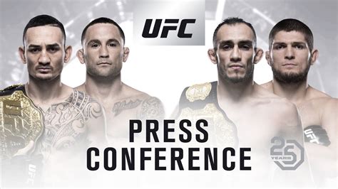 Ufc 25th Anniversary Series Press Conference Youtube