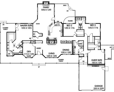 Top Inspiration 24 Luxury Ranch Style Home Floor Plans