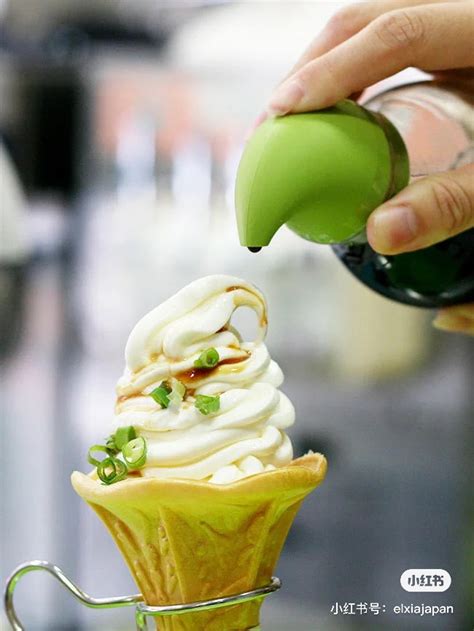 Japanese Ice Cream Parlour Creates New Ice Cream Topped With Soy Sauce