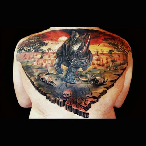 Tattoo Uploaded By Killian Renier Rhino Dreamtattoo Tattoodo