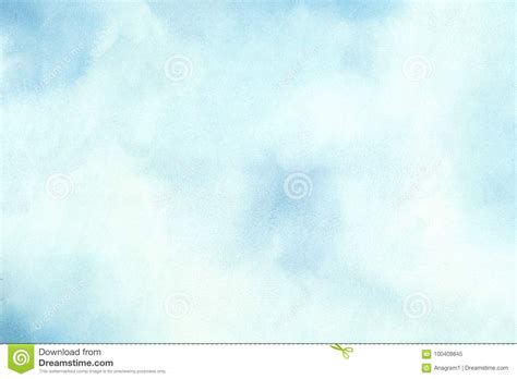 Blue Water Color Background Stock Illustration