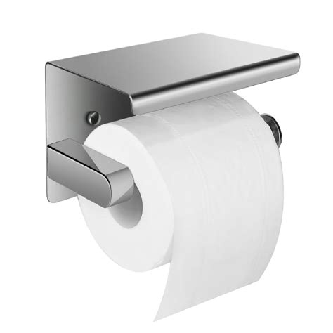 Toilet Paper Holder Stand Stainless Steel Tissue Roll Dispenser Hanger