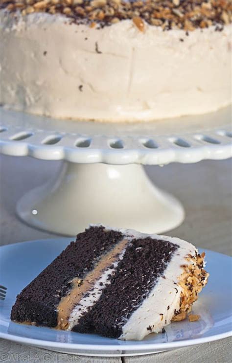 Like triple chocolate gooey butter cake, chocolate cheesecake swirl bundt cake, and peanut butter chocolate poke cake, just to name a few. Chocolate Peanut Butter Cake - What A Girl Eats