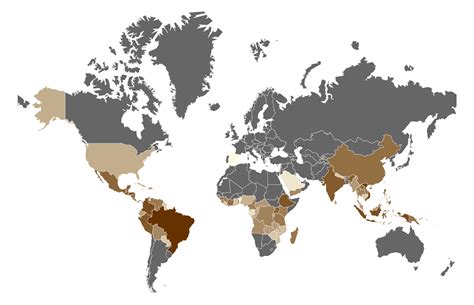 Countries By Coffee Production