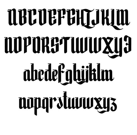 Unlucky Blackletter Font Fonts Visual Home Decor Decals