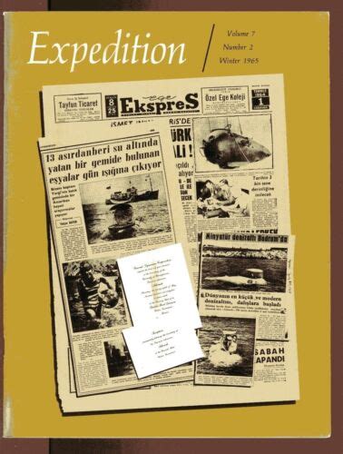 Expedition Bulletin Museum Univ Penn Winter 1965 Turkey Sybris Mount Athos Maya Ebay