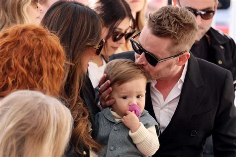 Macaulay Culkin Makes First Appearance With Sons At Walk Of Fame Ceremony