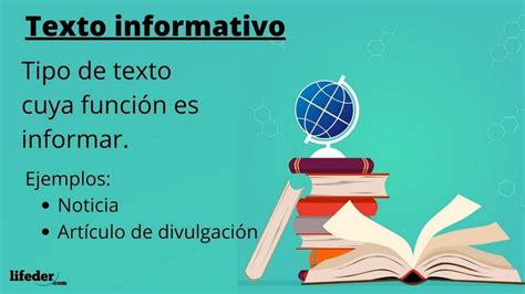 Texto Informativo Qué Es Características Estructura Tipos Ejemplos