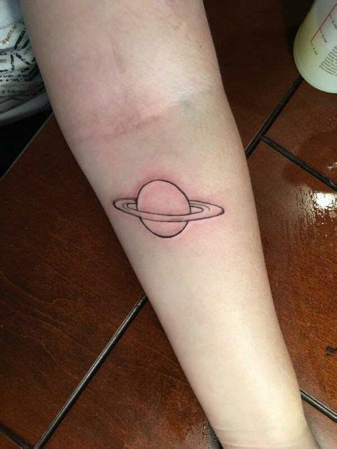 31 Small Saturn Tattoos Ideas Saturn Tattoo Tattoos Saturn