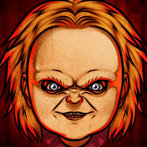 How To Draw Chucky Easy Step By Step Movies Pop Culture
