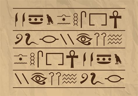 Piramide Egypt Hieroglyphs Vector 132503 Vector Art At Vecteezy