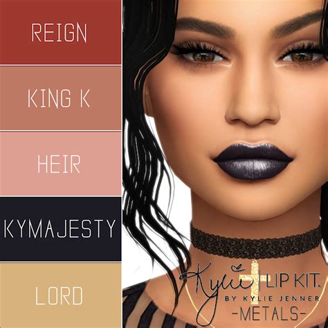Sims 4 Ccs The Best Kylie Cosmetics Lip Kit Ultimate Collection