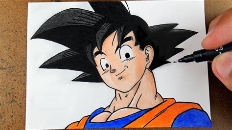 Como Desenhar Personagens Dragon Ball Goku Desenho Dragon Ball Anime