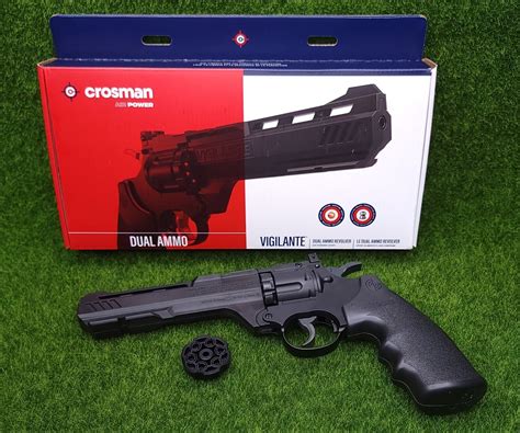Crosman Vigilante 177 Bb And Pellet Revolver Co2 Air Pistol Gun Ccp8b2