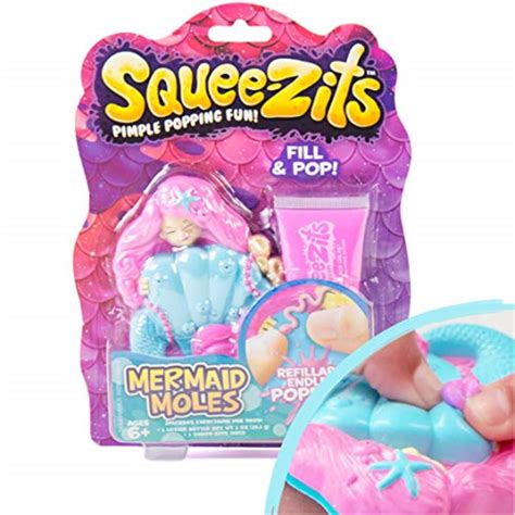 Squeezits Mermaid Moles Diy Pimple Popping Toy By Horizon Group Usa