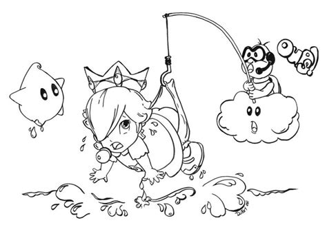 You might also be interested in coloring pages from princess peach category. Baby Rosalina OUPS by JadeDragonne on DeviantArt | Coloring pages, Coloring books, Princess coloring