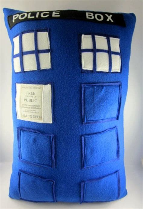 Dr Who Inspired Tardis Big Pillow Made To Order Etsy Doctor Who