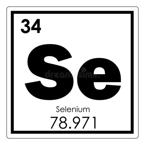 Selenium Chemical Element Stock Illustration Illustration Of Formula