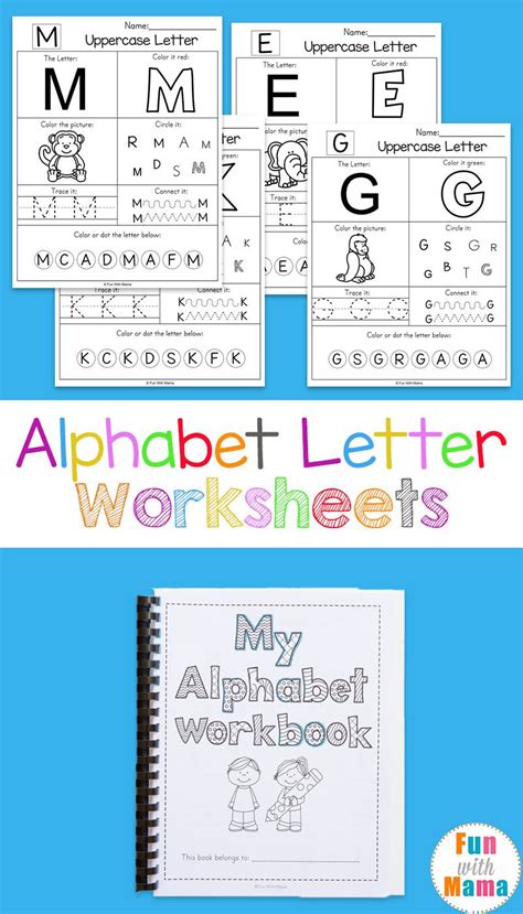 Pre K Alphabet Worksheets Printable