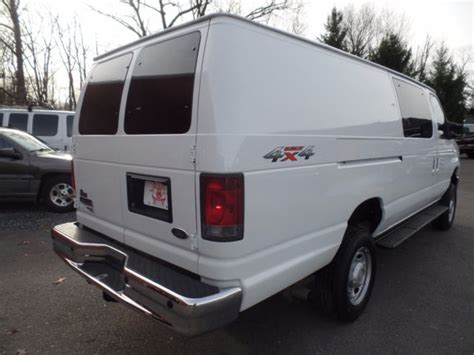 2012 Ford E 350 Extended Quigley 4x4 Cargo Van 4wd 4 Wheel Drive V10