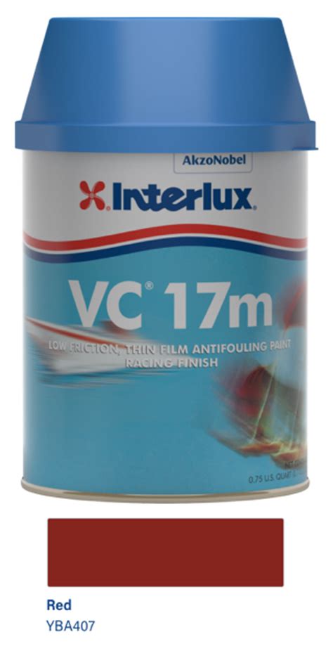 Interlux Vc 17m Freshwater Bottom Paint Red Quart V107ukitqt