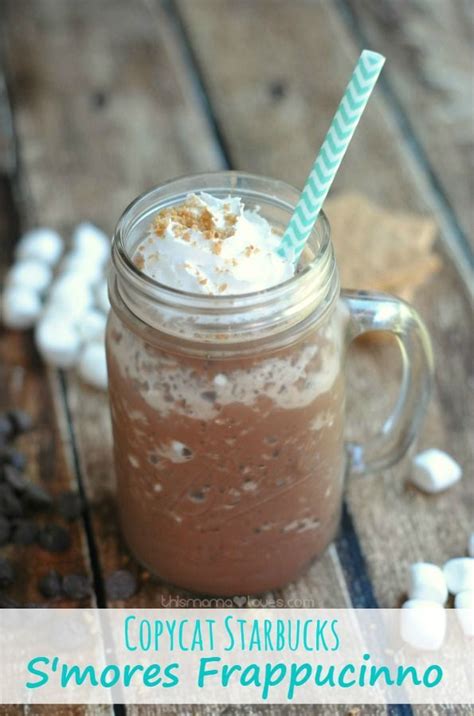 Copycat Starbucks Smores Frappuccino Starbucks Copycat Diy Coffee