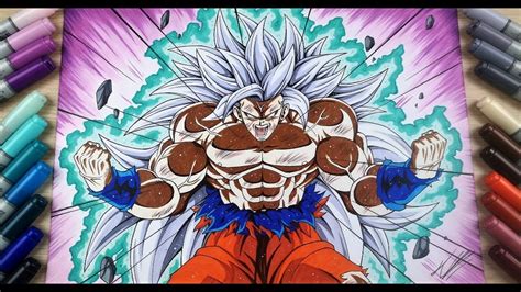 Drawing Goku Beyond Mastered Ultra Instinct Youtube
