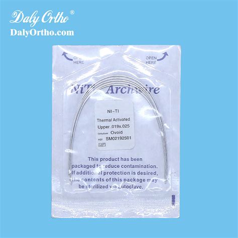 Dental Orthodontic Nitinol Teeth Archwires Thermal Activated