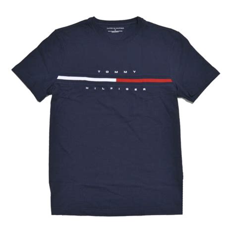 Tommy Hilfiger Embroidered Flag Logo T Shirt Ozark How To Wear Long