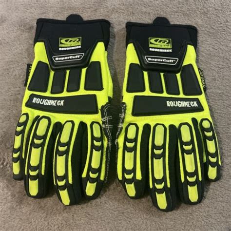 Ringers Roughneck Kevloc Adult Work Gloves Impact Resistant Supercuff
