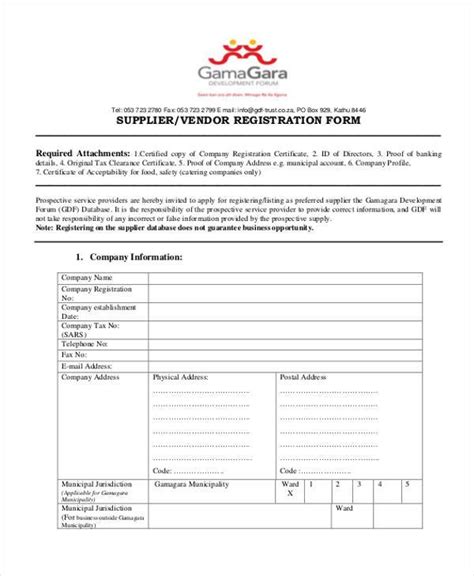 This vendor registration form template, like all of jotform's thousands of templates, are fully customizable and free to use. FREE 10+ Supplier Registration Forms in PDF | MS Word