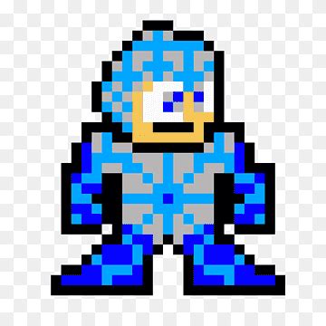 Baixar Personagem De Pixel Art Megaman Videogame Desenho Animado