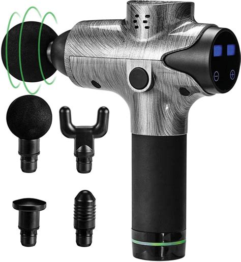 Massage Gun With 6 Attachments Click Heaters