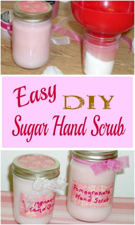 Easiest Sugar Hand Scrub Gift Idea Easy Sugar Scrub Sugar Hand My XXX Hot Girl