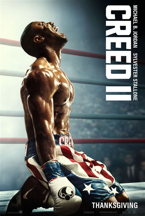 Creed Vs Drago Part II Creed II Teaser Trailer Posters