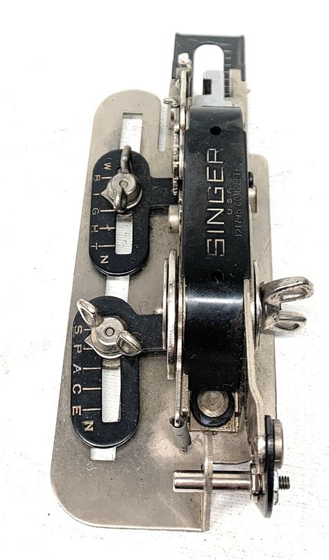 Singer Low Shank Sewing Machine Buttonhole Attachment 121795 Etsy